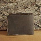 Classic Waxed Leather Bifold Wallet