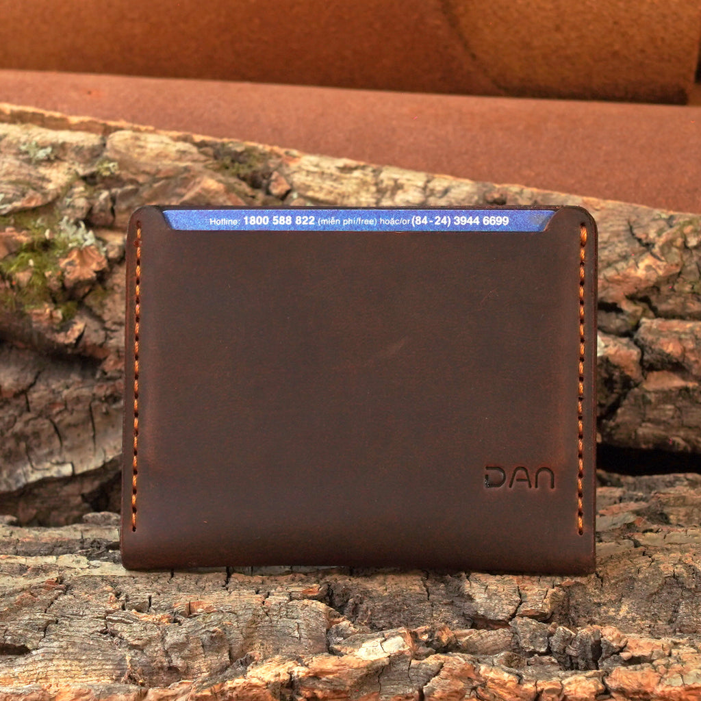 Mini Cowhide Card Wallet