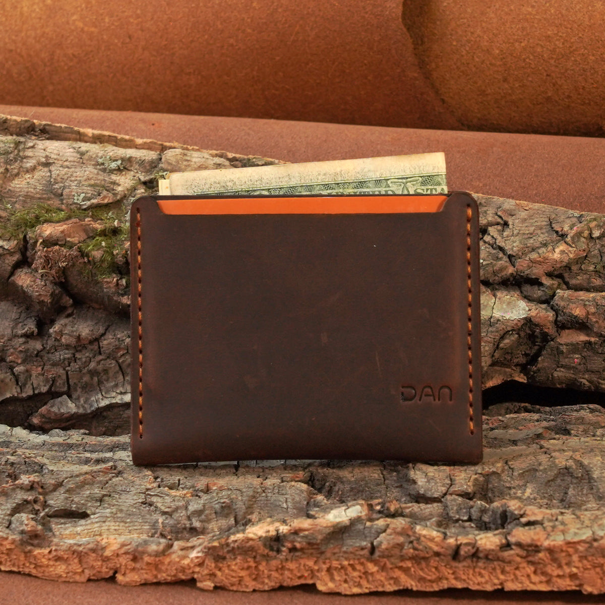 Mini Cowhide Card Wallet