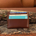 Mini Cowhide Card Wallet