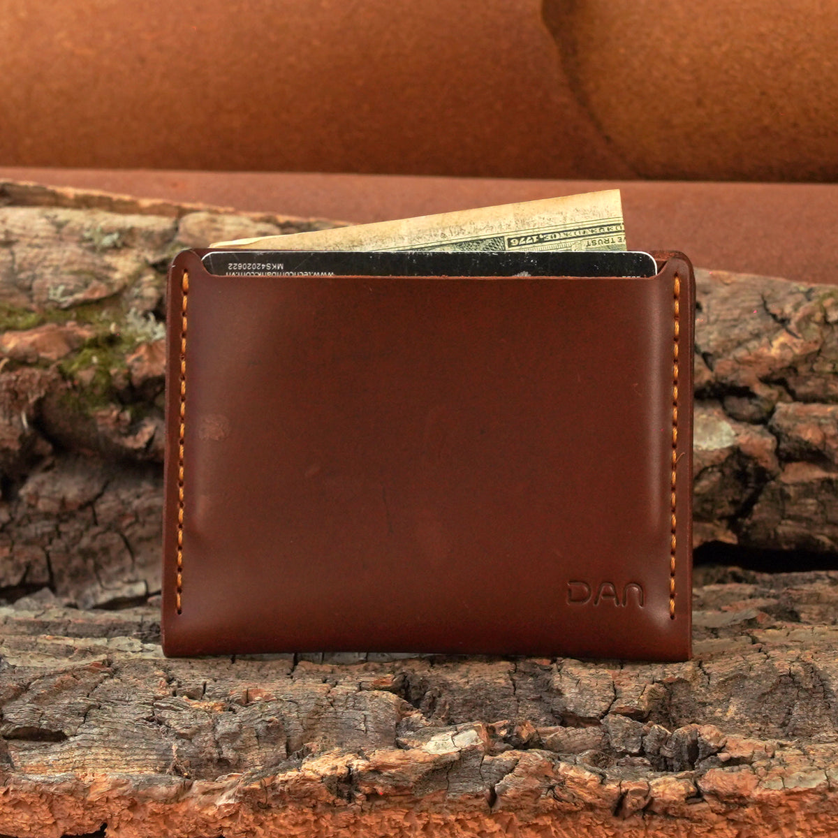 Mini Cowhide Card Wallet