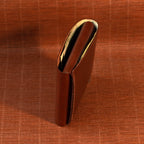 Compact Tuck-Flap Leather Wallet