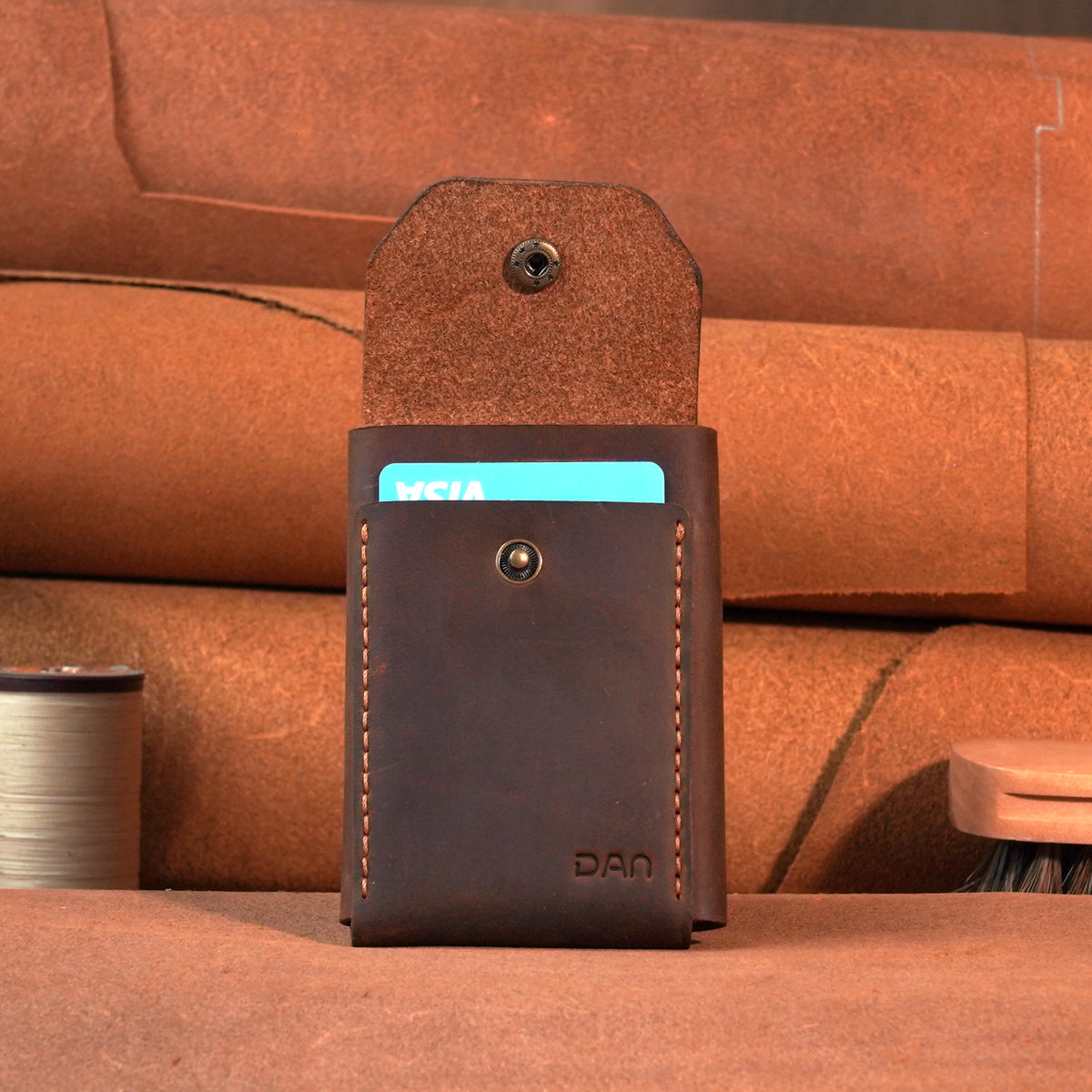Double-Sided Cowhide Wallet