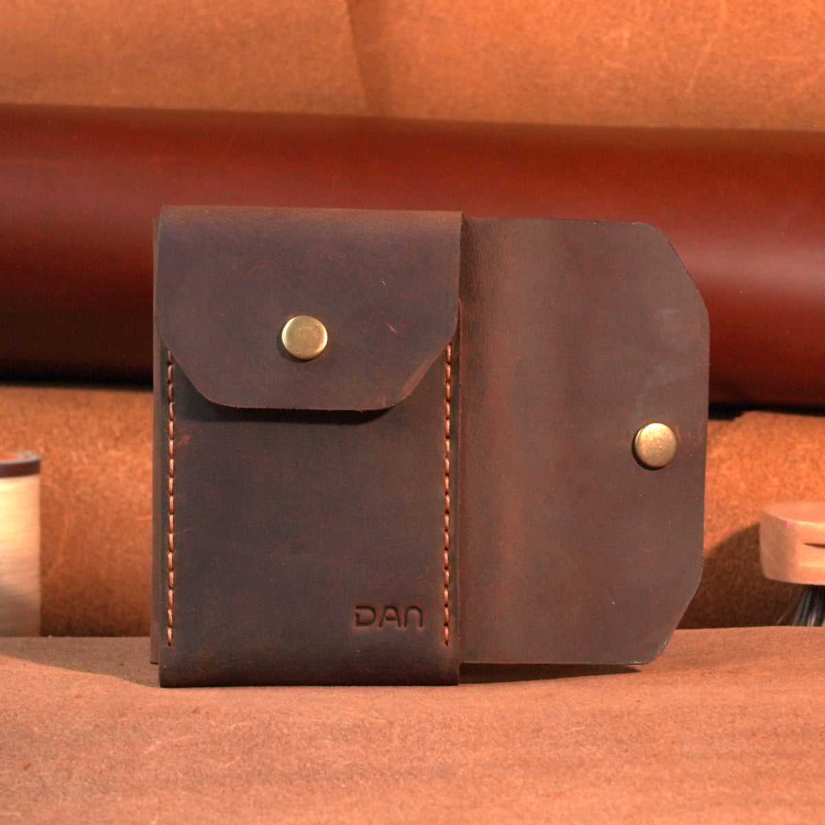 Double-Sided Cowhide Wallet