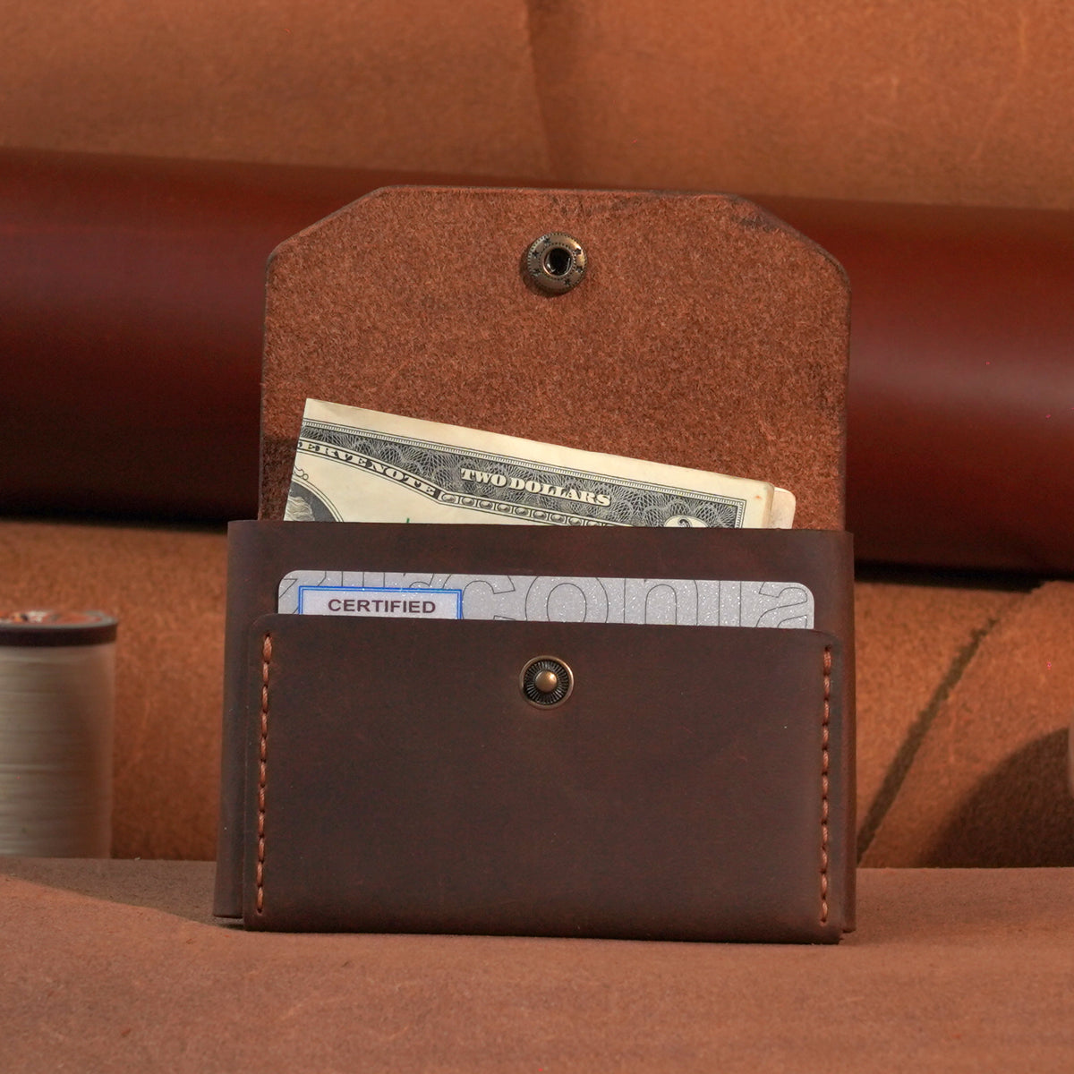 Double-Sided Cowhide Wallet