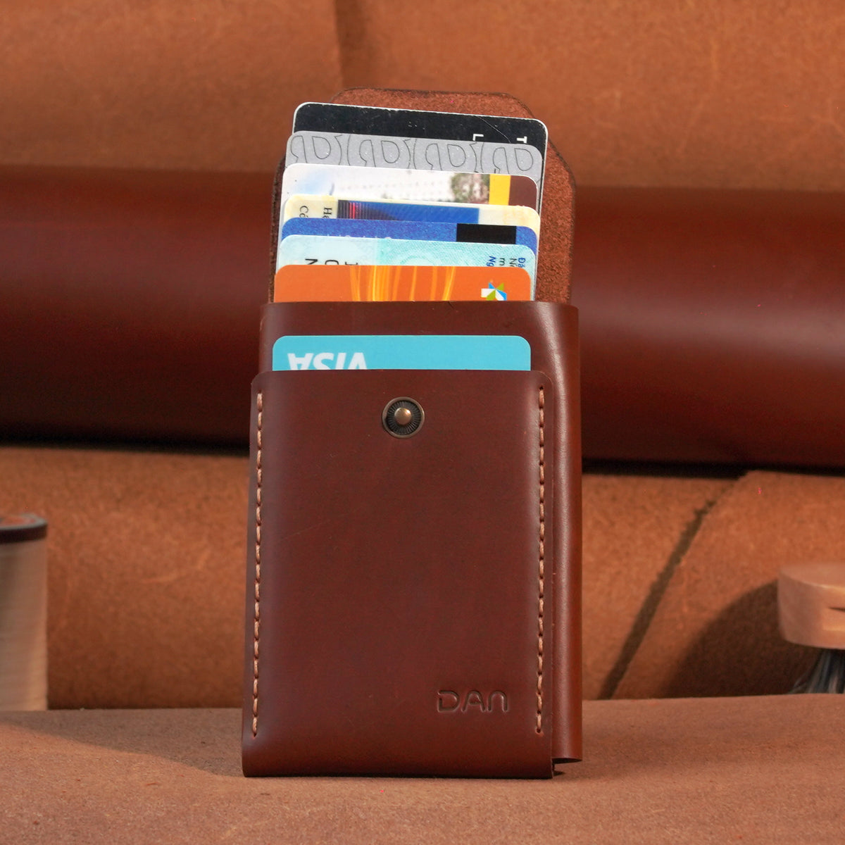 Double-Sided Cowhide Wallet