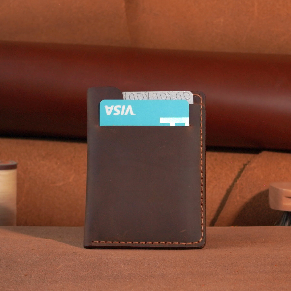 Slim Leather Card Wallet