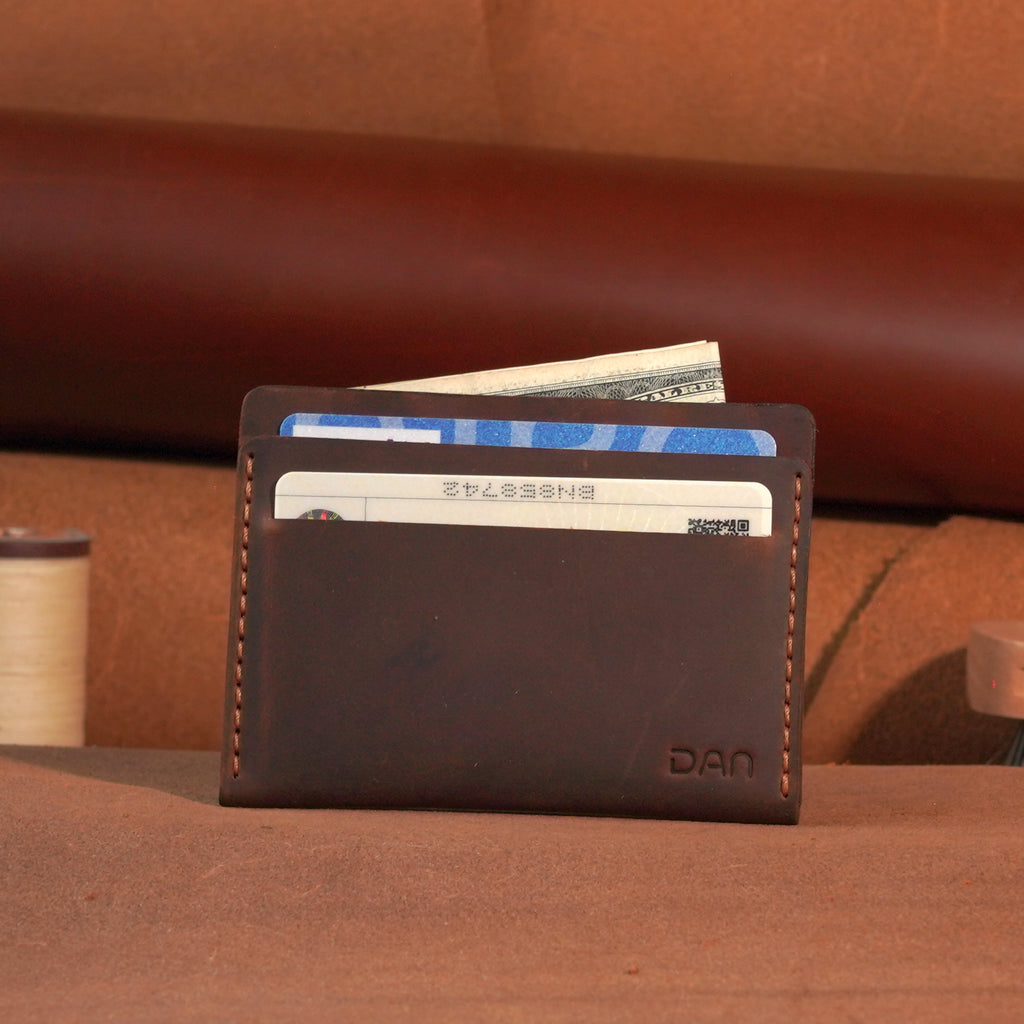 Slim Leather Card Wallet