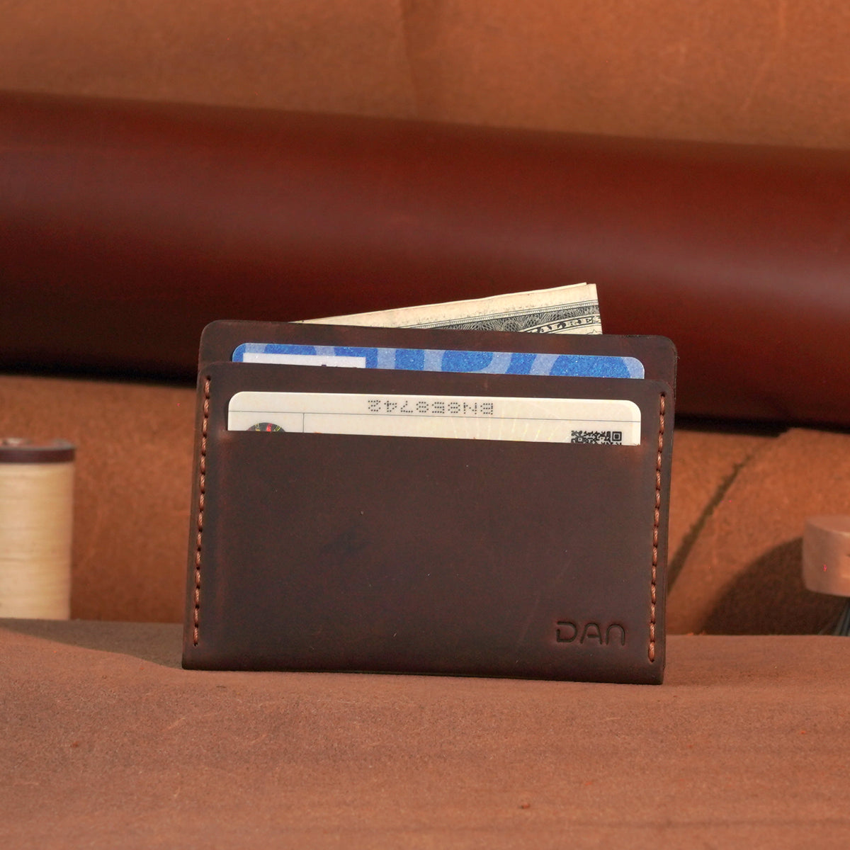 Slim Leather Card Wallet