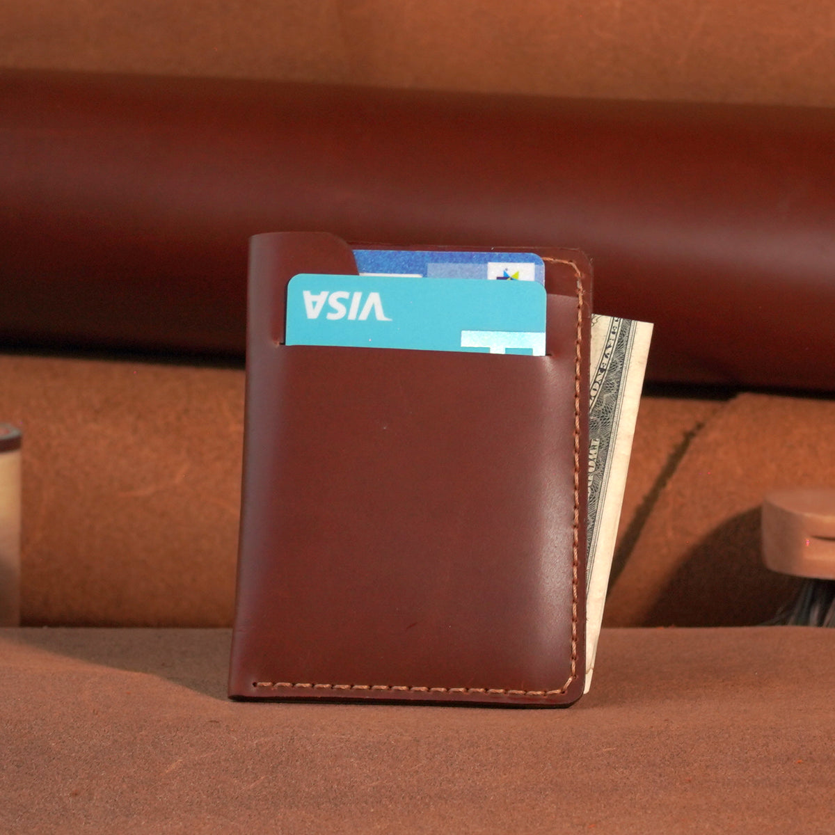 Slim Leather Card Wallet