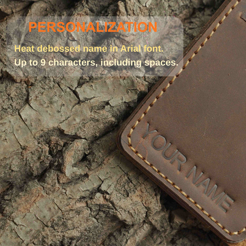 Horizontal Leather Bifold Wallet