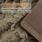 Horizontal Leather Bifold Wallet