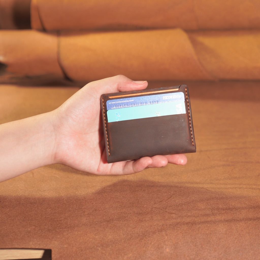Mini Cowhide Card Wallet