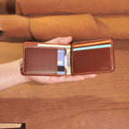 Horizontal Leather Bifold Wallet
