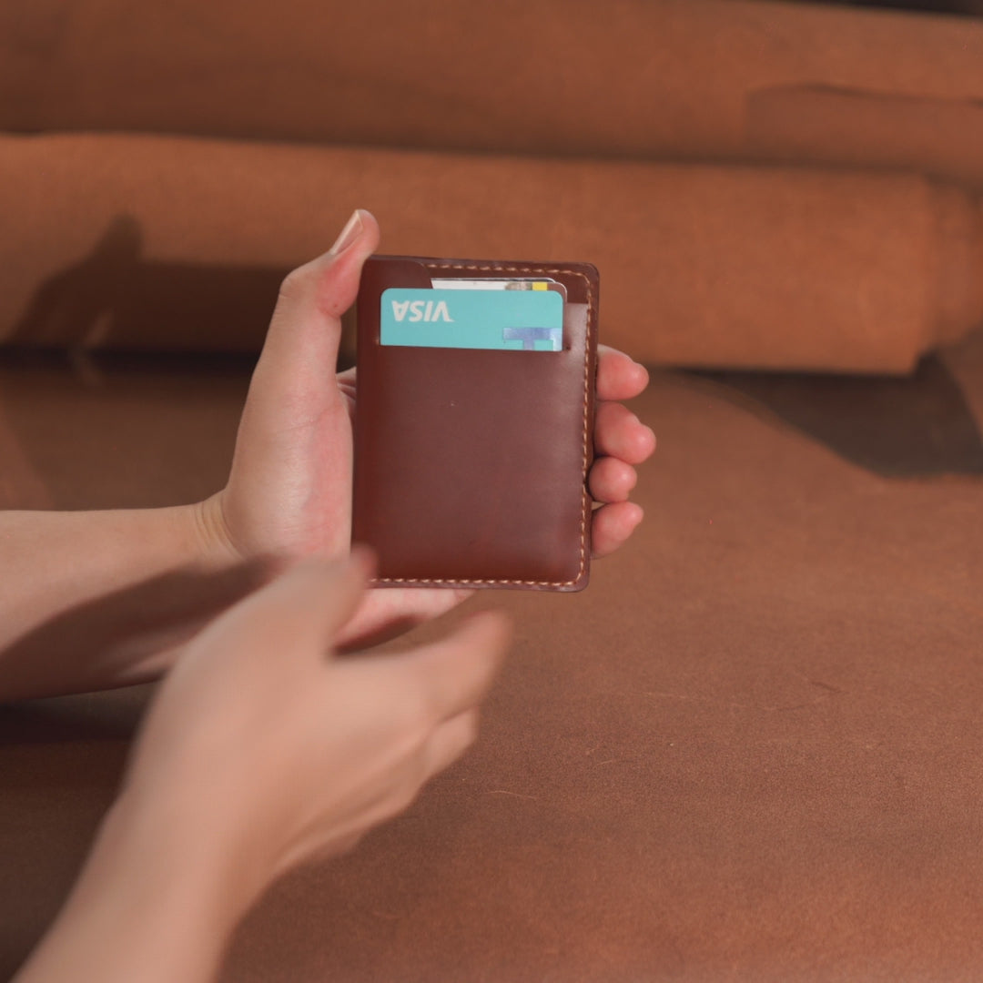 Slim Leather Card Wallet