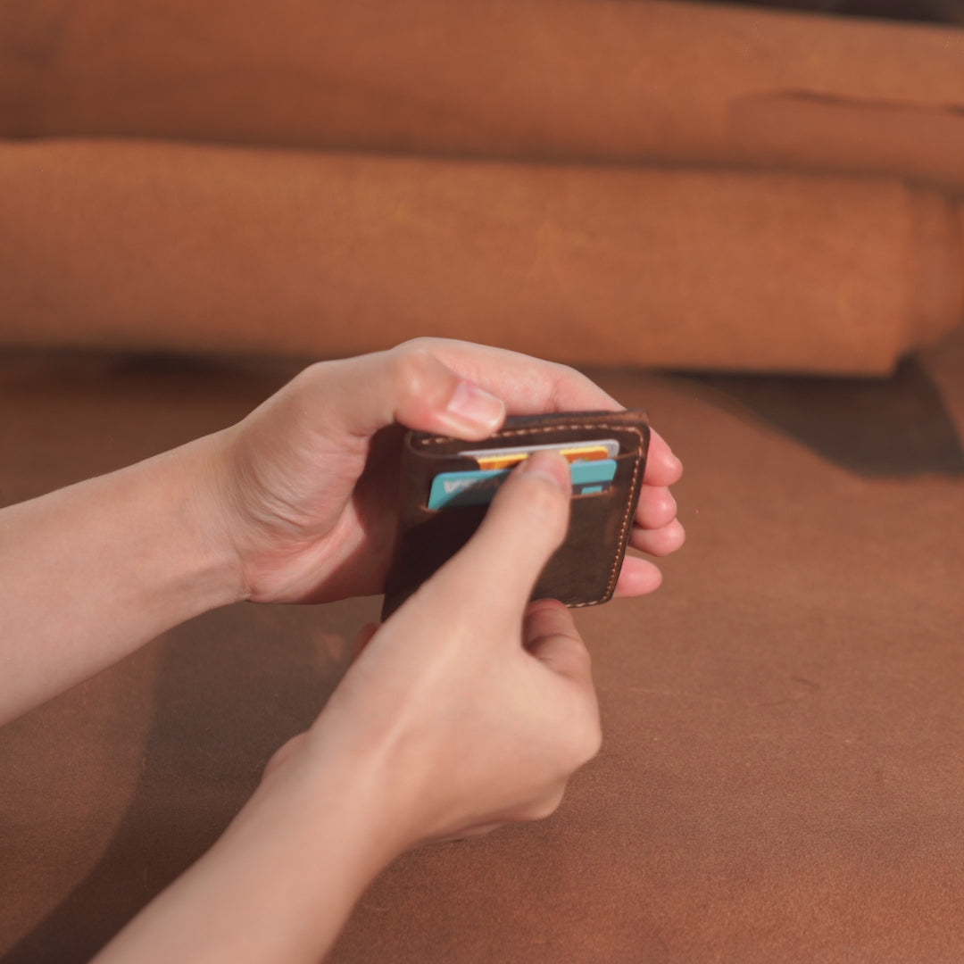 Slim Leather Card Wallet